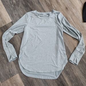 Athleta Light Green Gray Long Sleeve Women's Top